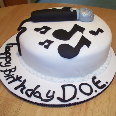 Microphone Cake