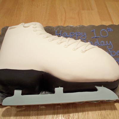 Ice Skate Cake