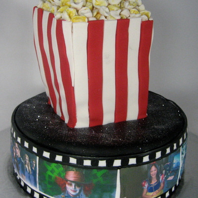 Popcorn/movie Cake