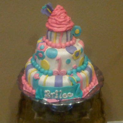Brilee's Birthday Cupcake Cake