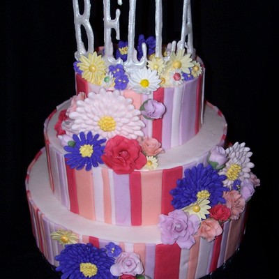 Bella's Pink 18Th Birthday Cake