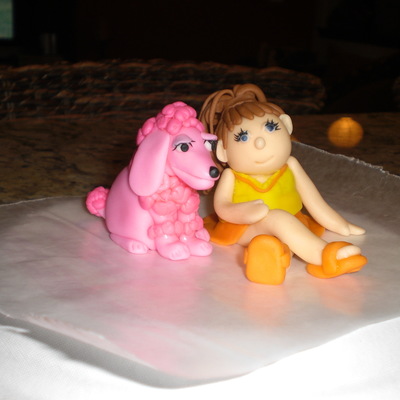 Pink Poodle And Gal Pal