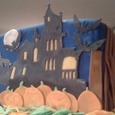 Hallow's Eve Cake- Mouuuuuha-Ha-Ha-Ha