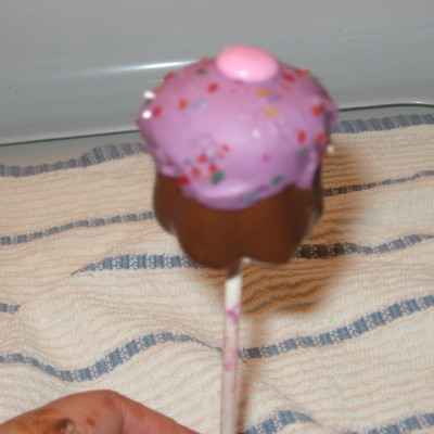 Cupcake Pops- 1St Time