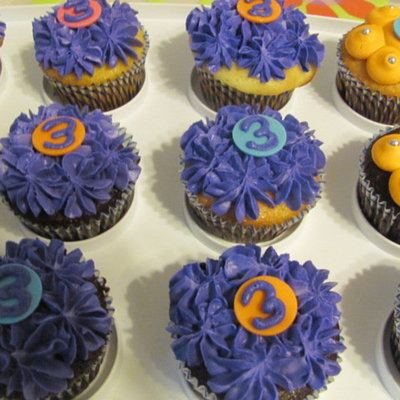 3Rd Birthday Cupcakes