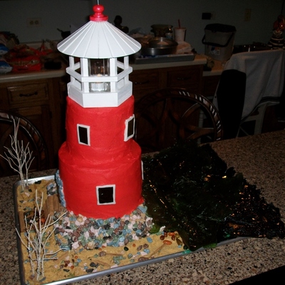 Lighthouse Cake