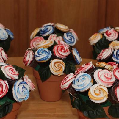 Cup Cake Boquets