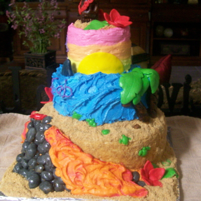 Hawaiian Birthday Cake