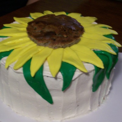 Quick Sunflower Cake