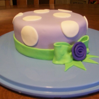 Purple Birthday Cake