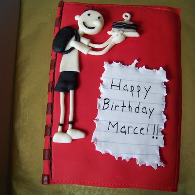 Diary Of A Wimpy Kid Birthday Cake