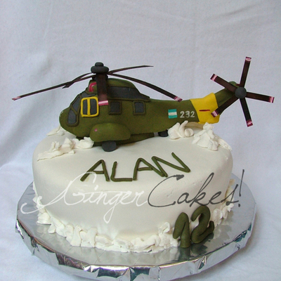 Helicopter In The Ice