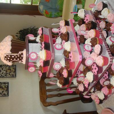 First Birthday Cupcake Tower