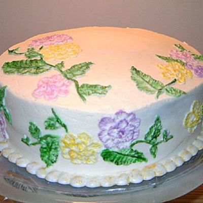 Flowers/ Brush Embroidery