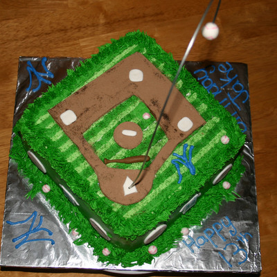 Baseball Birthday Cake