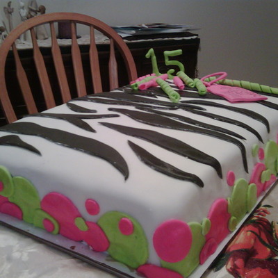 15Th Birthday Cake