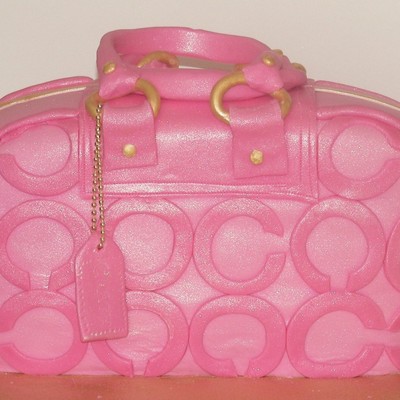 Pink Coach Purse
