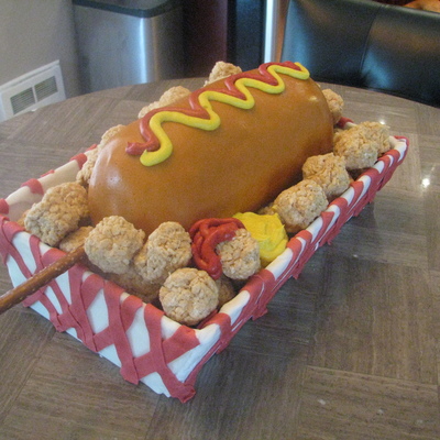 National Corndog Day Cake