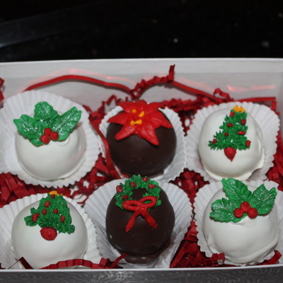 Christmas Cake Balls Gift