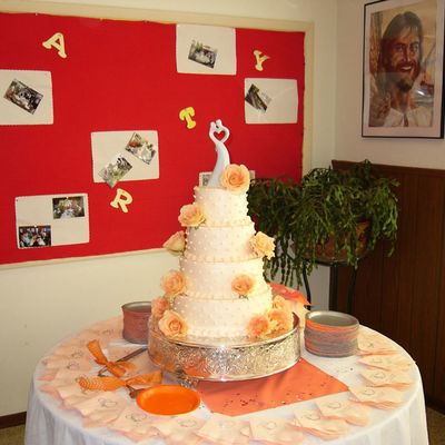 Peach Champagne Cake