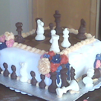 Chess Board Cake
