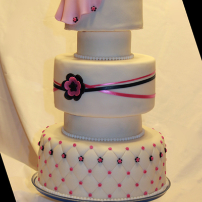 Pink, White, And Black