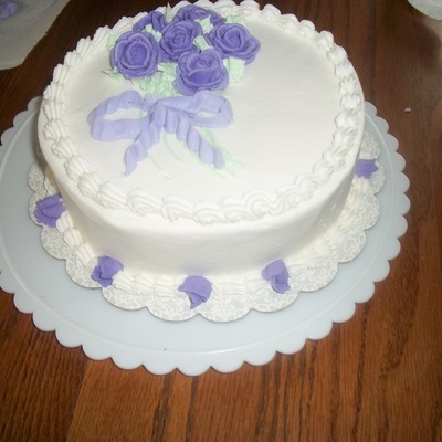Purple Rose Cake