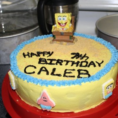 Newphews Spongebob Cake