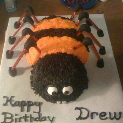 Spider Birthday Cake