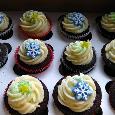 More Christmas Cupcakes