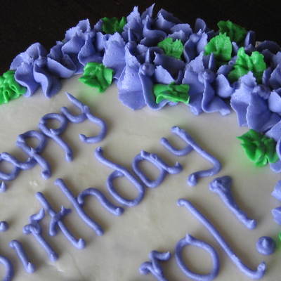 Buttercream Birthday Cake