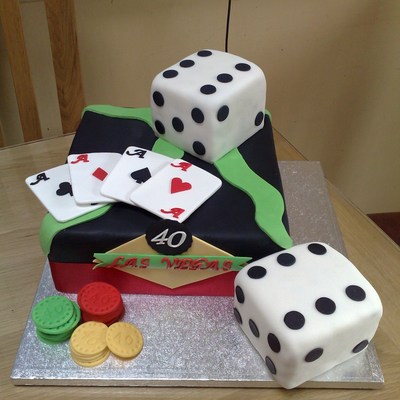 Poker Cake