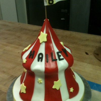 Circus Tent Cake