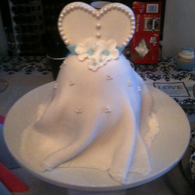 Bridal Shower Dress Cake