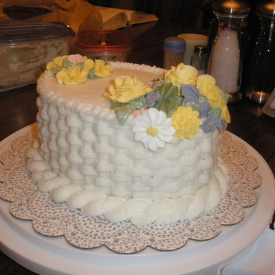 Basket Weave Cake