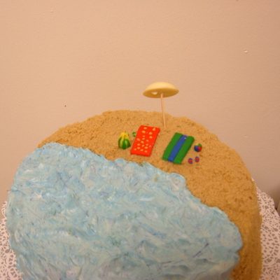 Mother's Day Beach Cake