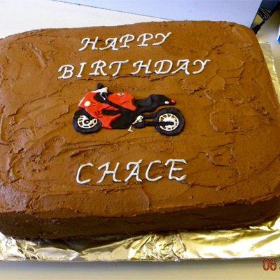 Nephews Motorcycle Cake