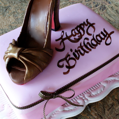 Christian Loubiton Shoe And Box Cake