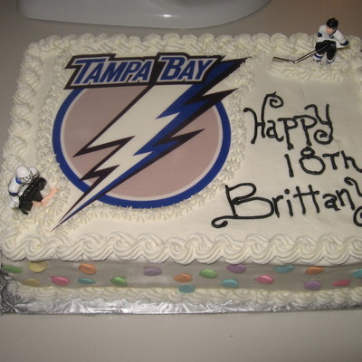 Tampa Bay Lightning Cake