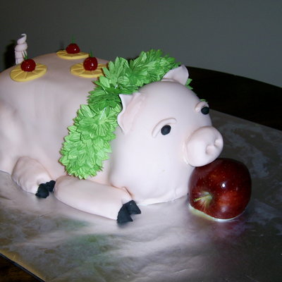 Luau Pig Cake