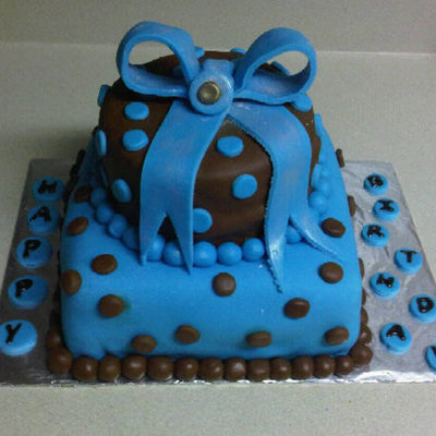 Polka Dot Birthday Cake