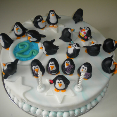 Penguins Cake