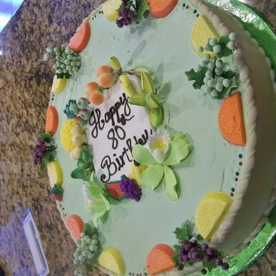 80Th Birthday Cake
