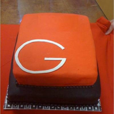 Pastor's Bday Cake To Match Church Logo