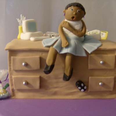 Secrectary Desk Cake