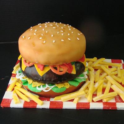 Cheeseburger & Fries