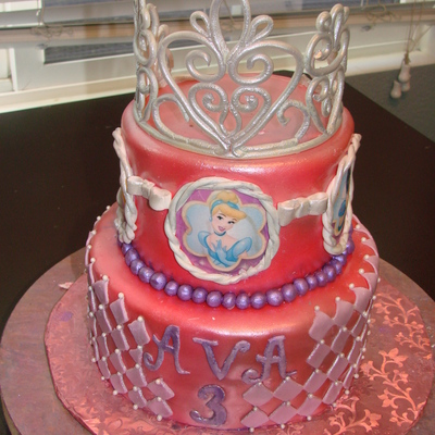 Disney Princess Birthday Cake