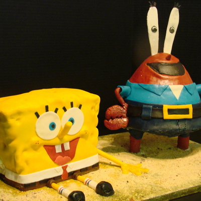 Spongebob And Mr. Krabs
