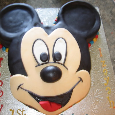Mickey Birthday Cake