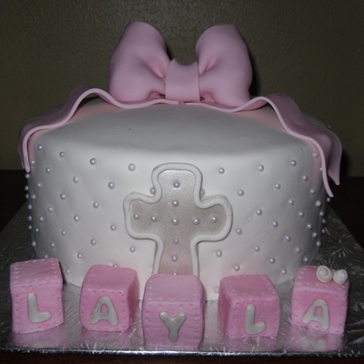 Baptism Cake